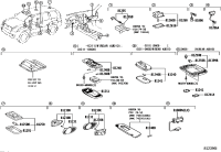 8125060010A0-LAMP ASSY, ROOM, NO.1