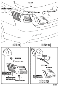 8149606010-GUIDE, REAR COMBINATION LAMP