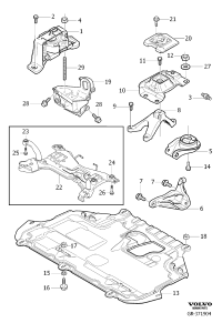 30683311-GROMMET,SIDE AIR DAM