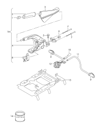 5ED711301-Rod assy-hand brake
