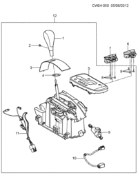 93734700-Knob (for part 12)