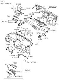 973501F000-Nozzle assy-defroster