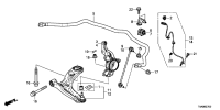 51211T9CT11-Knuckle, r fr steering