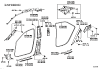 623120P030A0-WEATHERSTRIP, FRONT DOOR OPENING TRIM, LH