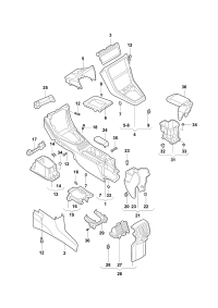22D8630452LF-Finisher-center console side darker royal red
