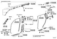 6242060140B3-GARNISH, CENTER PILLAR, LH