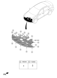 29110S7000-Pnl assy-under cover