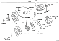 2706075150-ALTERNATOR, 12V 80A 4PK, TOYOTA