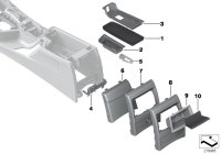 51169230131-Finisher-center console rr