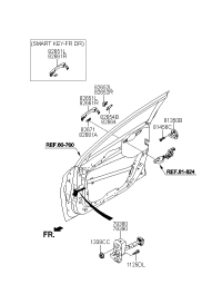82661F2210-HANDLEASSY-DOOROUT