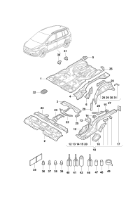 5QA803406B-Member, side rail, upper