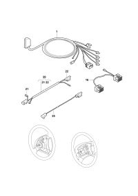 6RD971584C-Harness, air bag