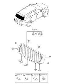 87110C5200-GLASS ASSY-TAIL GATE