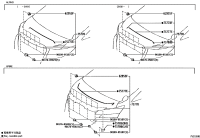 7577058110-MOULDING ASSY HOOD