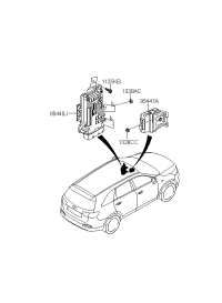 954473B460-ECU-4WD