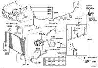 886880N100-Bracket, cooler refrigerant hose, no.1