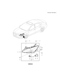 26211615-Head lamp, (incl. 2-6,10)