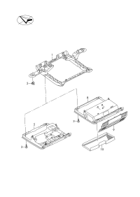 L5GG86707182V-Plate, for sensor black