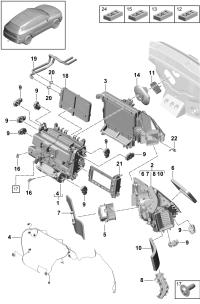 PAB82002300-Evap housing & evap