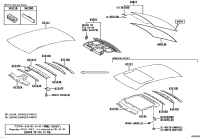6124702200-Reinforcement, roof side rail, inner