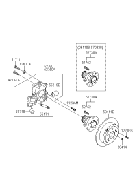 527103F600-CARRIER ASSY-RR AXLE LH