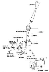 3353060700-LEVER ASSY, SHIFT (FOR FLOOR SHIFT)