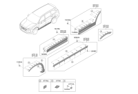 87711S3000-Garnish assy-fender side, lh