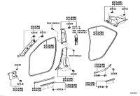 6210206150C0-TRIM SUB-ASSY, COWL SIDE, LH
