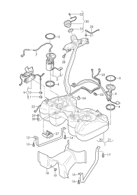 5QF919087H-Fuel delivery unit