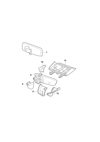 2GG857511-Mirror, inner