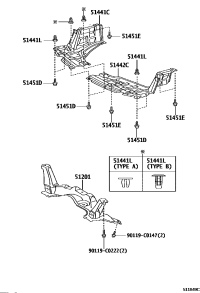 512010D110-CROSSMEMBER