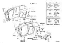 6168228020-EXTENSION, REAR WHEEL OPENING, LH