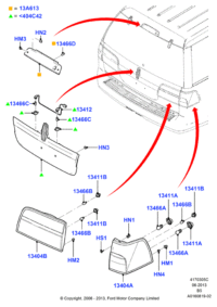 7L7Z13404AA-DRL ASSY F