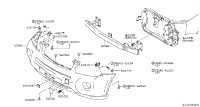 620221DB4H-FASCIA-FRONT BUMPER Y62 US SPEC