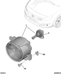 6208Q3-FOGLAMP-LH/W169/W204/CL203