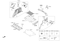 857252E002XU-MAT ASSY-LUGGAGE COVERING