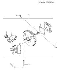 9066743-Booster, brake (including 1,6 of the parts)