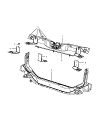 5115244AG-CROSSMEMBER RADIATOR CLOSURE PANEL