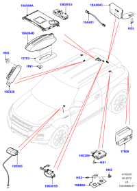 LR024452-ANTENNA ASSY