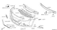 620725MA0A-Garnish, radiator grille
