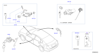 484129Y700-KNOB-STEERING LOCK