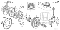 13010R1PH00-PISTON SET (STD.)