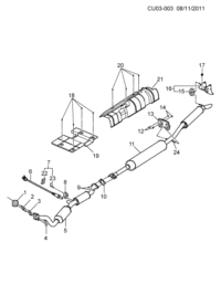 5488230-Hanger assy-exh