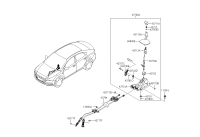43794F9100-CABLE ASSY-MTM LEVER