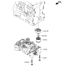 264102G100-COOLER ASSY-ENG OIL