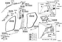 623110R040-TRIM, FRONT DOOR OPENING, RH/LH