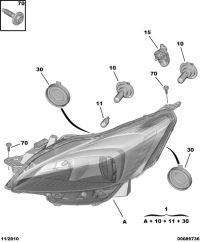6208W7-Headlamp assy