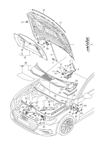 4K0823029C-Cover, fr. hatch