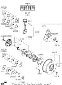 230412E410-PISTON & PIN & SNAP RING ASSY