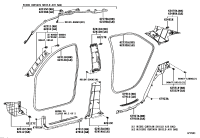6218022040-AIR BAG ASSY, CURTAIN SHIELD, LH